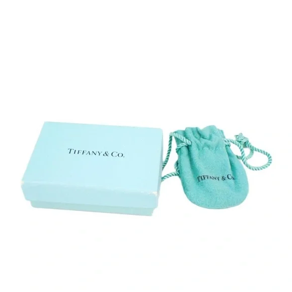 Tiffany & Co. Silver Ring with Teal Pouch - Picture 6 of 6